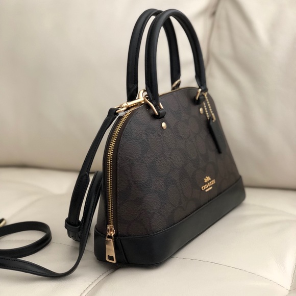 COACH MINI SIERRA SATCHEL IN SIGNATURE & WALLET - Picture 4 of 8